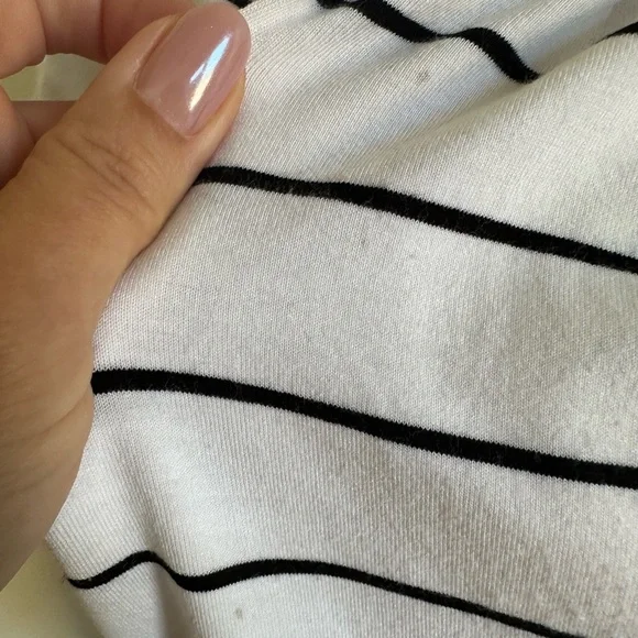 Banana Republic Cap Sleeve Striped Dress- Medium - Picture 4 of 10